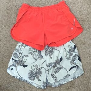 Floral and Coral Women's Shorts Set